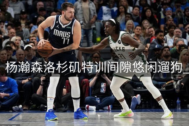 杨瀚森洛杉矶特训间隙悠闲遛狗 即将回国备战世预赛
